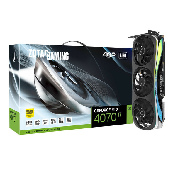 ZOTAC VCX ZT-D40710B-10P GEFORCE RTX 4070 Ti AMP EXTREME AIRO 12GB GDDR6X RTL