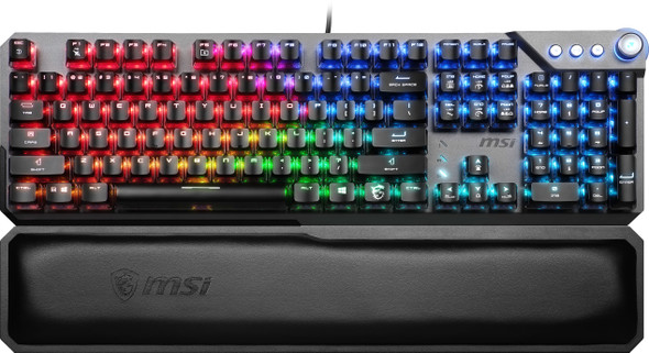 MSI VIGOR GK71 SONIC - BLUE SWITCHES keyboard USB QWERTY Black VIGORGK71SB 824142299869