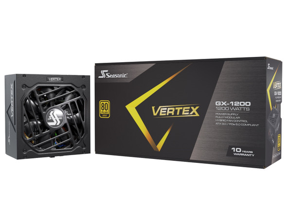 Seasonic Power Supply VERTEX1200G Vertex GX-1200W ATX3.0 1200W 80 Plus Gold Fully Modular Retail