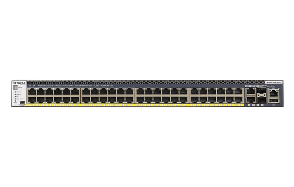 NETGEAR M4300-52G-PoE+ 550W PSU Managed L2/L3/L4 Gigabit Ethernet (10/100/1000) Power over Ethernet (PoE) 1U Black GSM4352PA-100NES 606449112832