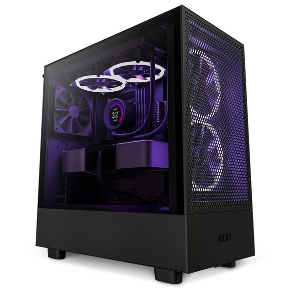 NZXT CS CC-H51FB-01 H5 Flow ATX Micro-ATX mini-ITX TG Black Retail