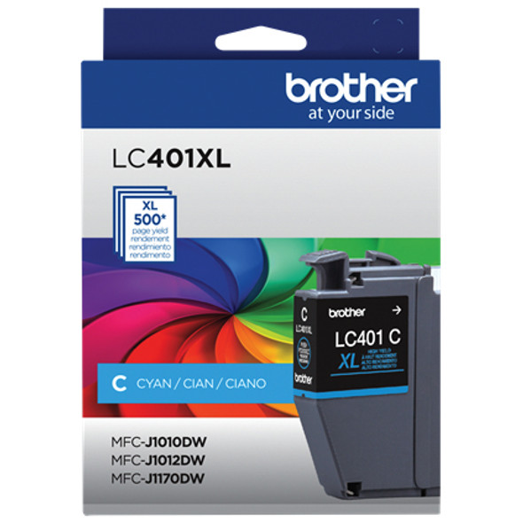 Brother LC401XLCS ink cartridge 1 pc(s) Original High (XL) Yield Cyan LC401XLCS 012502664406