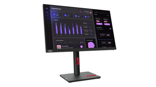 Lenovo ThinkVision T24i-30 60.5 cm (23.8") 1920 x 1080 pixels Full HD LED Black 63CFMAR1US 196801904903