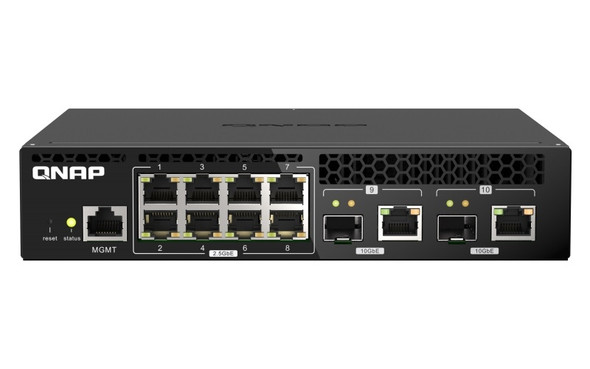 QNAP SWT QSW-M2108R-2C-US Management SWT 8PT 2.5Gbps 2PT 10Gbps SFP+ Retail