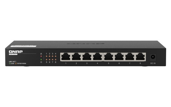 QNAP SWT QSW-1108-8T-US 8port 2.5Gbps auto negotiation Unmanaged switch Retail