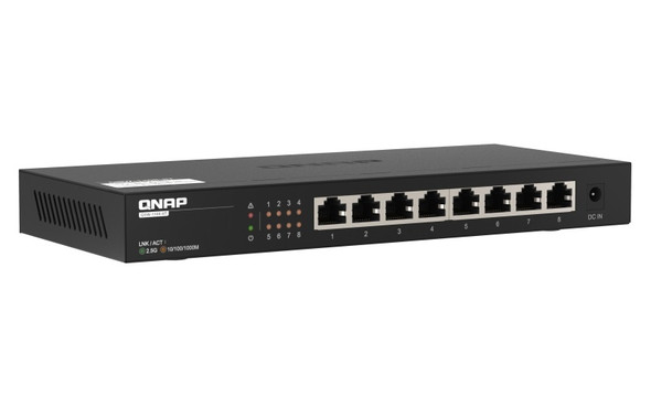 QNAP SWT QSW-1108-8T-US 8port 2.5Gbps auto negotiation Unmanaged switch Retail