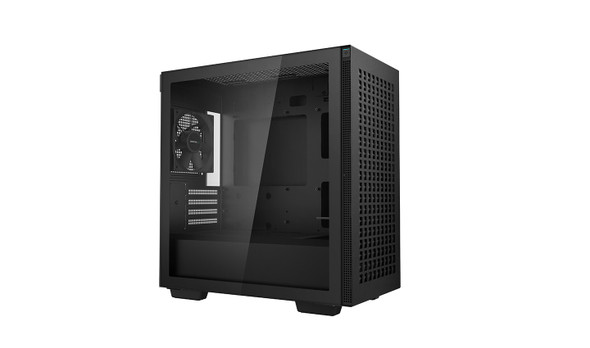 DeepCool CS R-CH370-BKNAM1-G-1 CH370 Micro ATX case TG Black Retail