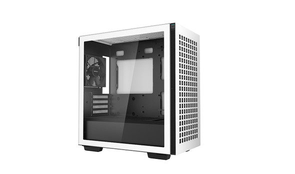 DeepCool CS R-CH370-WHNAM1-G-1 CH370 WH Micro ATX case TG White Retail