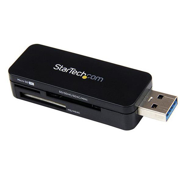 StarTech.com USB 3.0 External Flash Multi Media Memory Card Reader - SDHC MicroSD 45127