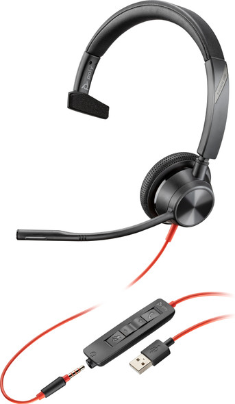 HP Poly Blackwire 3315 USB-A Headset 197029480330
