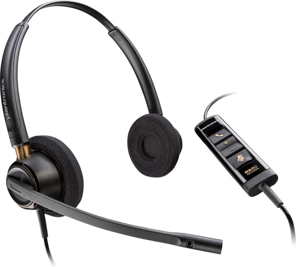 HP Poly EncorePro 525 USB-A Stereo Headset 197029632906