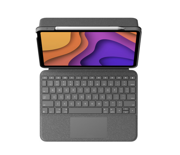 Logitech Folio Touch Grey Smart Connector QWERTY English 097855163462