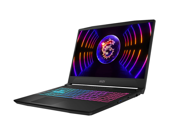 MSI Katana 15 B12VFK-237CA i7-12650H Notebook 39.6 cm (15.6") Full HD Intel Core i7 16 GB DDR5-SDRAM 1 TB SSD NVIDIA GeForce RTX 4060 Wi-Fi 6 (802.11ax) Windows 11 Home Black 824142312353