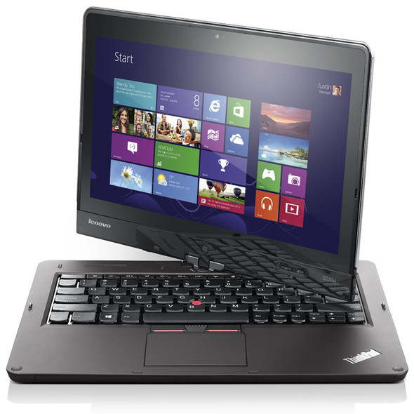 Lenovo ThinkPad Twist i5-3427U Notebook 31.8 cm (12.5") Touchscreen HD Intel Core i5 4 GB DDR3-SDRAM 500 GB Hybrid-HDD Windows 8 Pro Black  33477DU