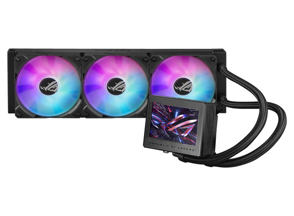 ASUS Fan ROG RYUJIN III 360 ARGB AIO liquid CPU cooler with 360mm radiator