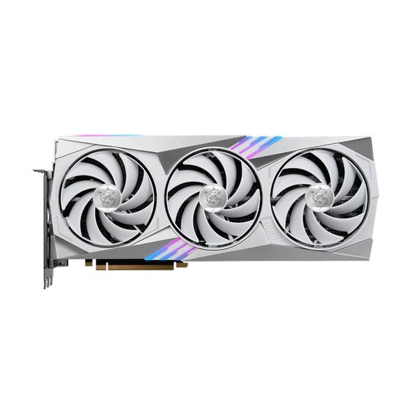 MSI Video Card G407TGXT12W GeForce RTX 4070 Ti GAMING X TRIO WHITE 12G 12GB GDDRX 192Bit PCI-E Retail