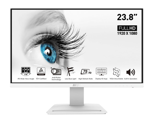 MSI MN Pro MP243W 24 IPS FHD 1920x1080 16:9 6ms 75Hz HDMI DP speaker Retail