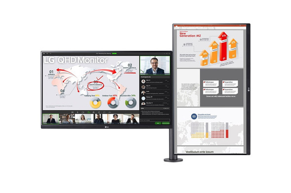 LG 27QP88D-BS computer monitor 68.6 cm (27") 2560 x 1440 pixels Quad HD Black 27QP88D-BS 195174025864