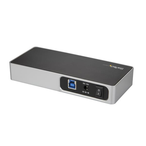 StarTech.com 7 Port USB C Hub with Fast Charge Port - USB-C to 5x USB-A 2x USB-C (USB 3.0 SuperSpeed 5Gbps) - Self Powered USB 3.1 Gen 1 Type-C Hub w/ Power Adapter - Desktop/Laptop Hub 45973