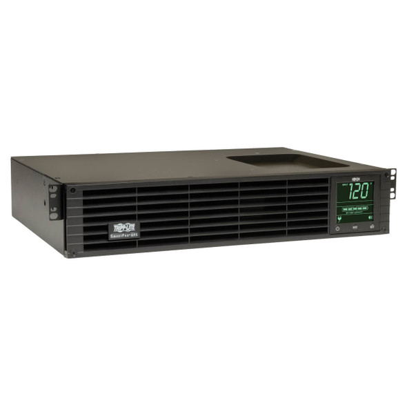 Tripp Lite SmartPro 120V 1kVA 800W Line-Interactive Sine Wave UPS, SNMP, Webcard, 2U Rack, USB, DB9 Serial, LCD 037332118806