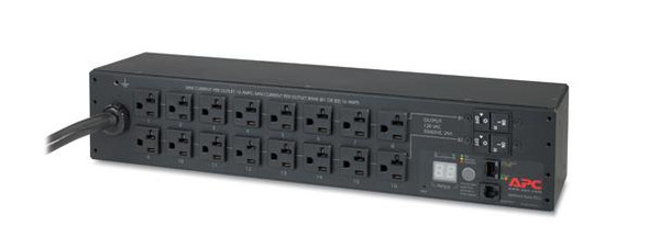 APC AP7802B power distribution unit (PDU) 16 AC outlet(s) 2U Black 731304331476
