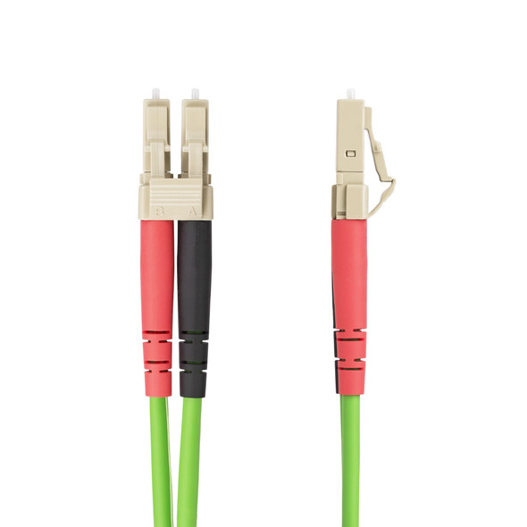 StarTech.com 1m (3ft) LC to LC (UPC) OM5 Multimode Fiber Optic Cable, 50/125µm Duplex LOMMF Zipcord, VCSEL, 40G/100G, Bend Insensitive, Low Insertion Loss, LSZH Fiber Patch Cord 065030900935