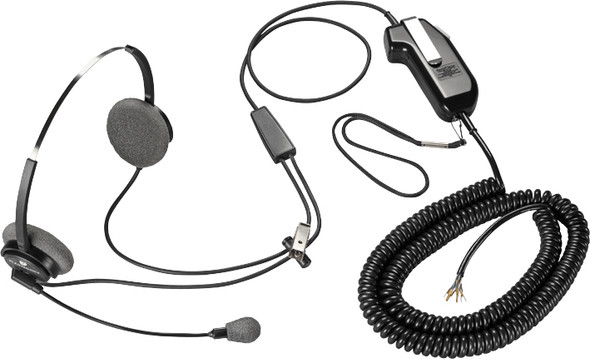 HP Poly SDS 1031-15 Supraplus Dynamic PTT TA6 QD to LEMO FFP.2S.310 TAA Headset Wired Handheld Aviation/Air traffic control Black 197497780611
