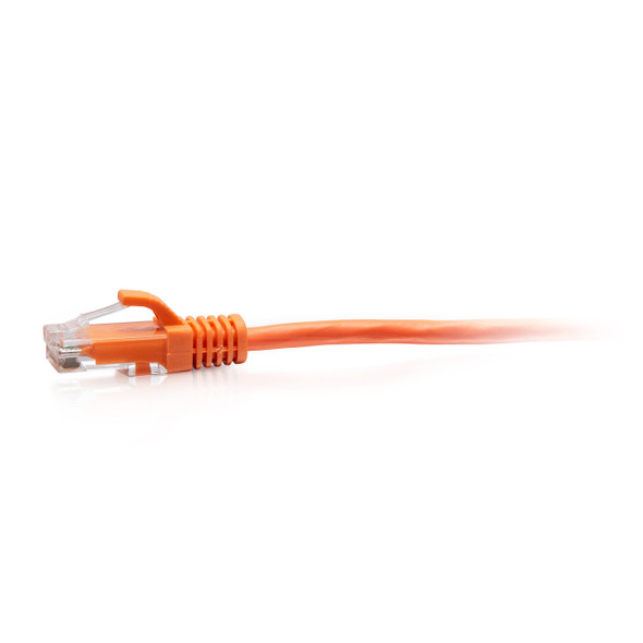 C2G 0.3m Cat6a Snagless Unshielded (UTP) Slim Ethernet Patch Cable - Orange 757120301745