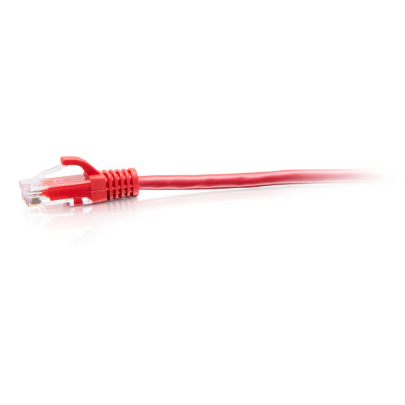 C2G 7.6m Cat6a Snagless Unshielded (UTP) Slim Ethernet Patch Cable - Red 757120301660