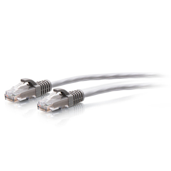 C2G 0.6m Cat6a Snagless Unshielded (UTP) Slim Ethernet Patch Cable - Grey 757120301127