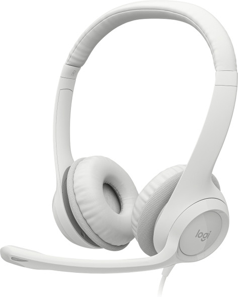 Logitech H390 Headset Wired Head-band Office/Call center USB Type-A White 97855181978