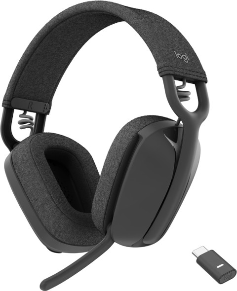 Logitech Zone Vibe Headset Wireless Head-band Calls/Music Bluetooth Graphite 97855175656