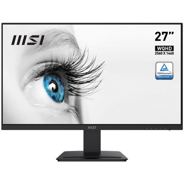MSI Pro MP273QV computer monitor 68.6 cm (27") 2560 x 1440 pixels Wide Quad HD LED Black 824142308820
