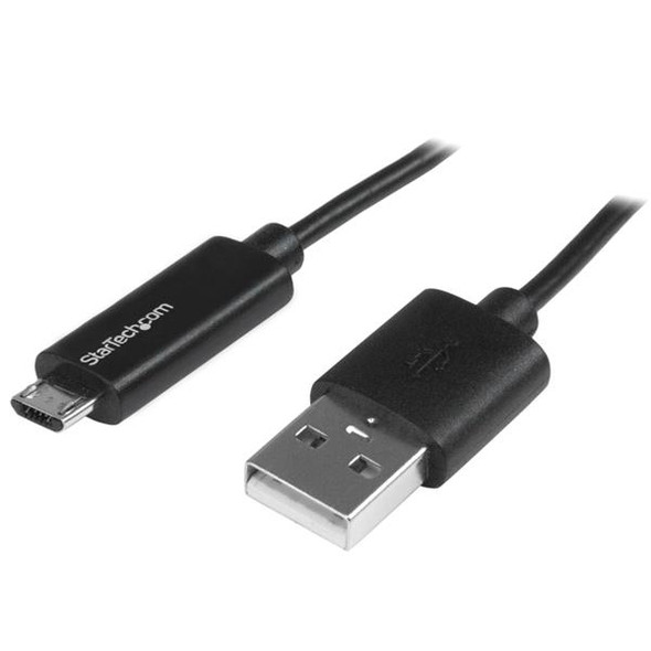 StarTech.com Micro-USB Cable with LED Charging Light - M/M - 1m (3ft) 65030861366