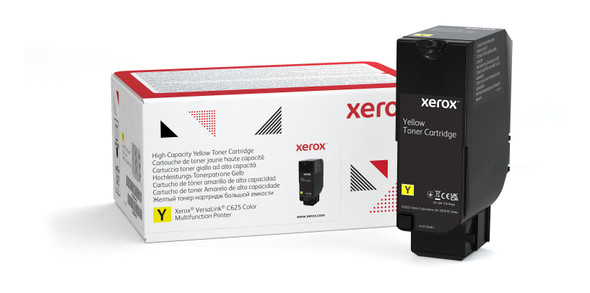 Xerox Genuine VersaLink C625 Color Multifunction Printer Yellow High Capacity Toner Cartridge (16,000 pages) - 006R04639 95205038170