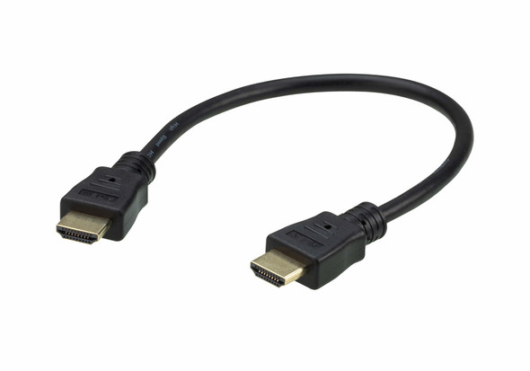 ATEN High Speed HDMI Cable with Ethernet True 4K ( 4096X2160 @ 60Hz); 0,3 m HDMI Cable with Ethernet 672792008337 2L7DA3H