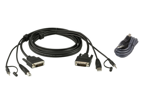 ATEN DVI-D Dual Link Secure KVM; 3M USB DVI-D Dual Link 672792009259 2L7D03UDX4