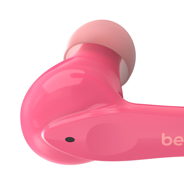 Belkin Soundform Nano​ Headphones Wireless In-ear Calls/Music Micro-USB Bluetooth Pink 745883841547 PAC003BTPK