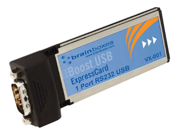 Lenovo Brainboxes VX-001-001 ExpressCard 1 Port RS232 interface cards/adapter 837324001457 VX-001