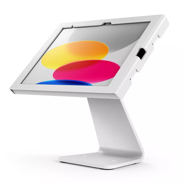 Compulocks iPad 10.9" 10th Gen Swell Enclosure Rotating Counter Stand White 819472029095 303W209SWLW