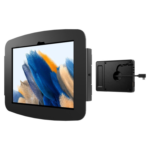 Compulocks Galaxy Tab A8 10.5" Space Enclosure Wall Mount Plus Hub Black 819472029330 201M105GA8SBH01