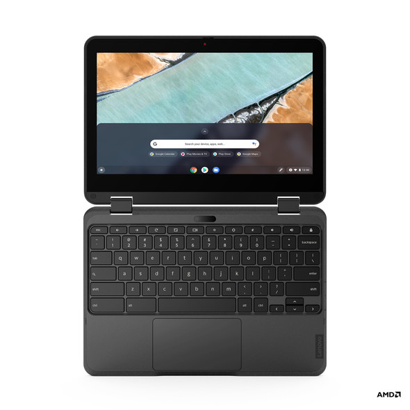 Lenovo 300e Chromebook 29.5 cm (11.6") Touchscreen HD AMD 3000 3015Ce 4 GB DDR4-SDRAM 32 GB eMMC Wi-Fi 5 (802.11ac) ChromeOS Grey 195890204567