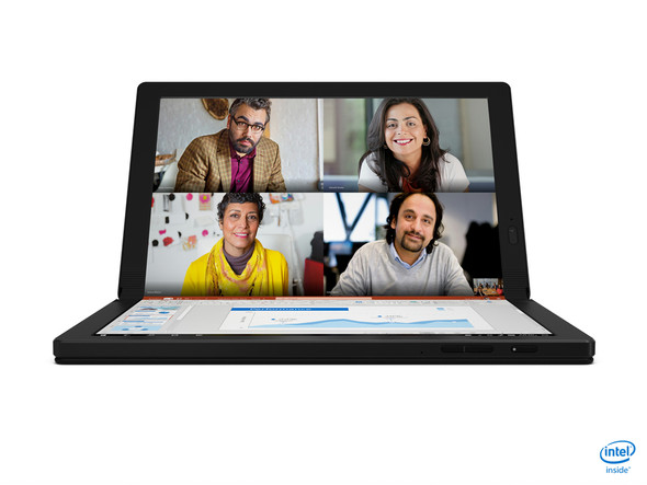 Lenovo ThinkPad X1 Fold Hybrid (2-in-1) 33.8 cm (13.3") Touchscreen QXGA Intel Core with Intel Hybrid Technology i5-L16G7 8 GB LPDDR4x-SDRAM 256 GB SSD Wi-Fi 6 (802.11ax) Windows 10 Home Black 195348468015
