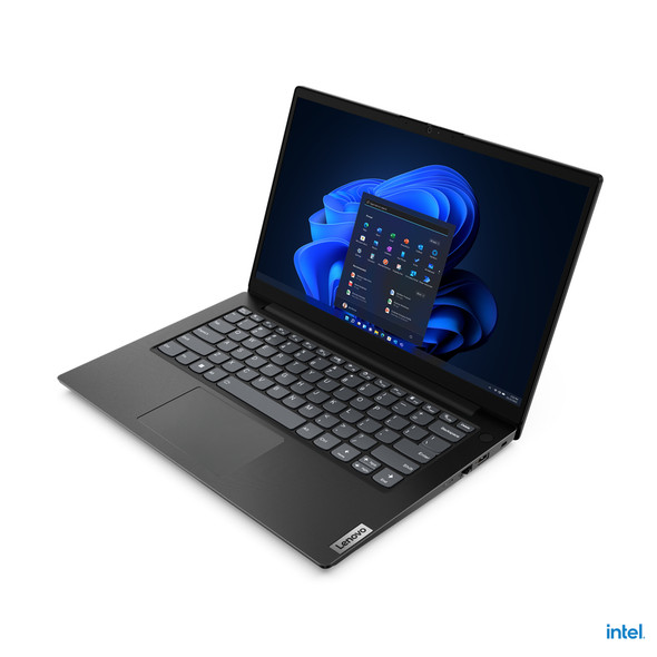 Lenovo V V14 Laptop 35.6 cm (14") Full HD Intel® Core™ i3 i3-1315U 8 GB DDR4-SDRAM 256 GB SSD Wi-Fi 6 (802.11ax) Windows 11 Pro Black 197528605296