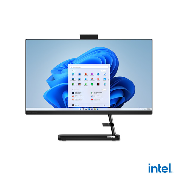 Lenovo IdeaCentre 3 i5-1240P Intel® Core™ i5 60.5 cm (23.8") 1920 x 1080 pixels Touchscreen 12 GB DDR4-SDRAM 512 GB SSD All-in-One PC Windows 11 Home Wi-Fi 6 (802.11ax) Black 196800623300