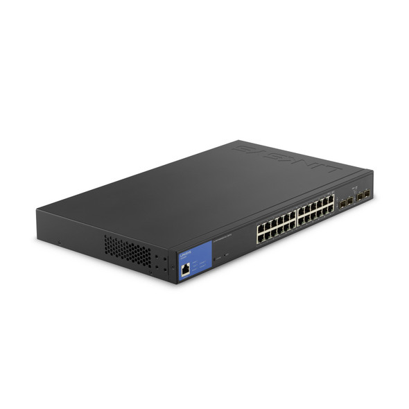 Linksys 24 Port Gigabit Managed Network Switch with 4 x 1Gb Uplink SFP Slots 745883822287