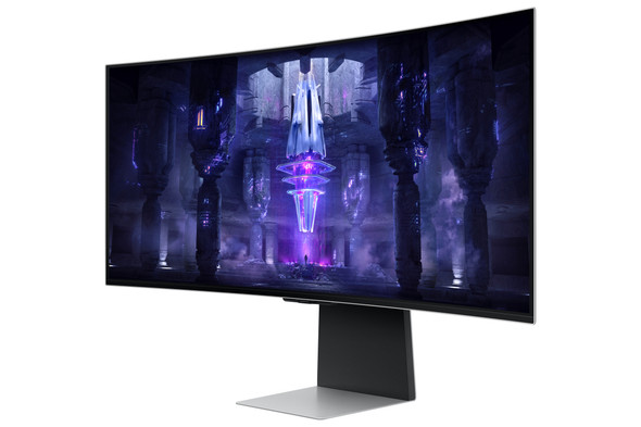 Samsung Odyssey Neo G8 LS34BG850SNXZA computer monitor 86.4 cm (34") 3440 x 1440 pixels UltraWide Quad HD OLED Silver 887276712208