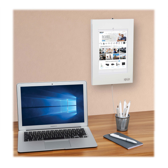 Tripp Lite DMTB11 Secure Wall Mount for 9.7 in. to 11 in. Tablets, White 037332278807