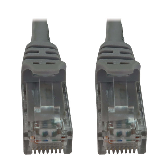 Tripp Lite N261-007-GY Cat6a 10G Snagless Molded UTP Ethernet Cable (RJ45 M/M), PoE, Gray, 7 ft. (2.1 m) 037332277343