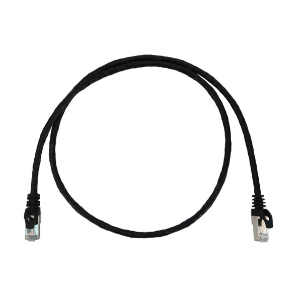 Tripp Lite N262-S03-BK Cat6a 10G Snagless Shielded Slim STP Ethernet Cable (RJ45 M/M), PoE, Black, 3 ft. (0.9 m) 037332275844